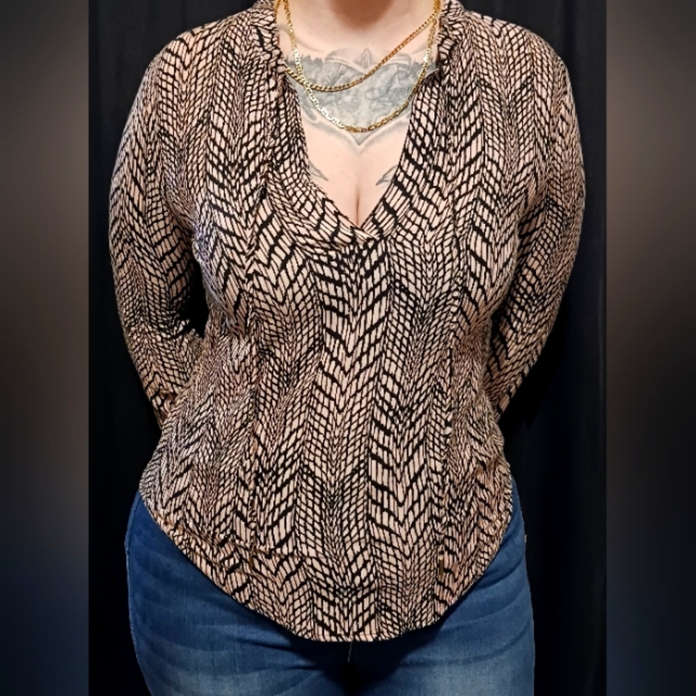 Olive + Oak Long-Sleeved Tunic Style Top